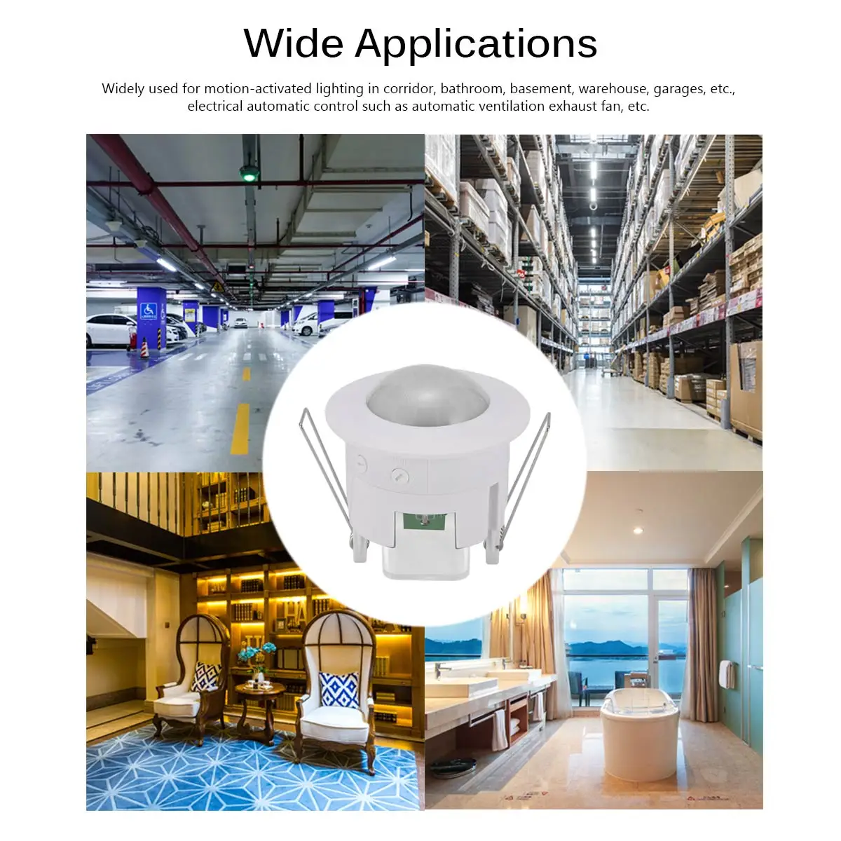 Инфракрасный датчик движения тела с переключателем автоматический PIR