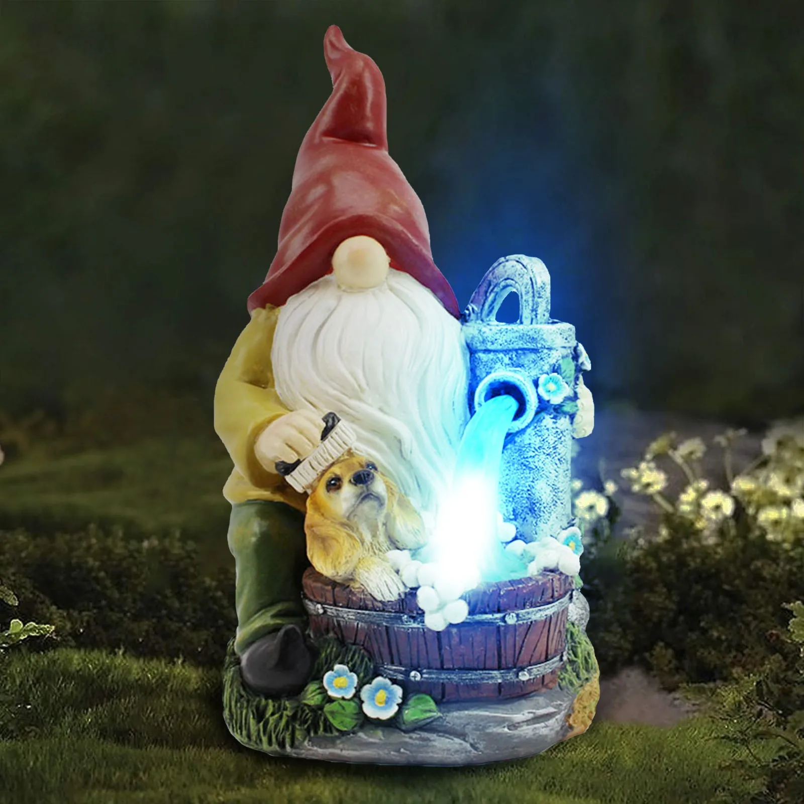 

Figurine Resin With Solar LED Light Garden Dwarf Dwarf Statue Decoration Escultura Estatuas Decorativas Figurki Сађэки