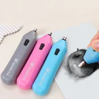 Милый художественный Электрический ластик, кавайные мини-ластики с наполнителем, электронные Ластики-карандаши для детей, канцелярские принадлежности, офисные и школьные принадлежности