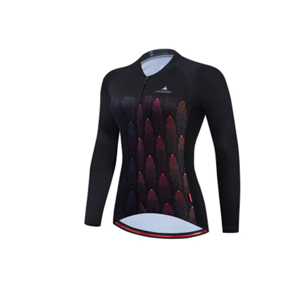 

Cycling Jersey Women Long Sleeve Pro Team Triathlon Suit Skinsuit Jumpsuit Maillot Cycling Ropa Ciclismo Reflective Polyester