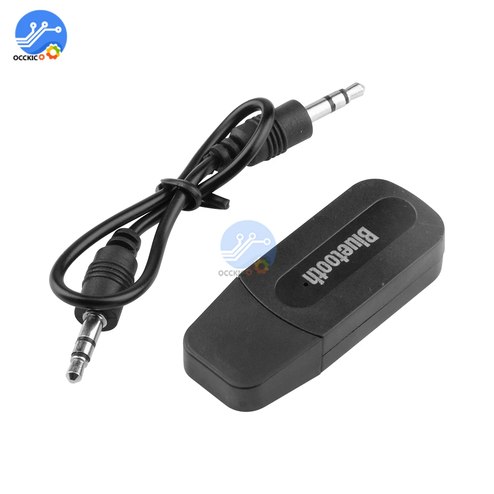 USB Bluetooth беспроводной аудио приемник адаптер 3 5 мм AUX A2DP музыкальный разъем для
