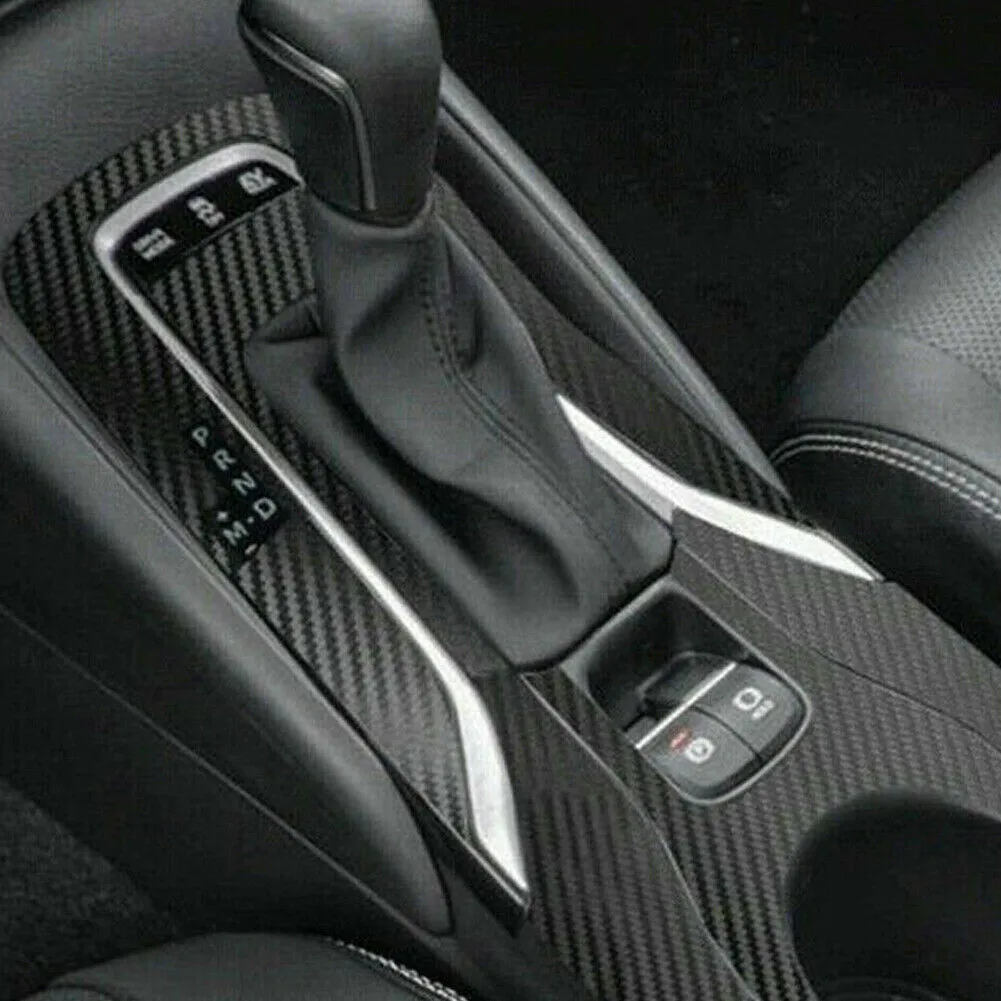 

Carbon Fiber Interior Gear Shifter Frame Cover Trim For Toyota Corolla 2019 Gear Shifter Frame Cover Trim