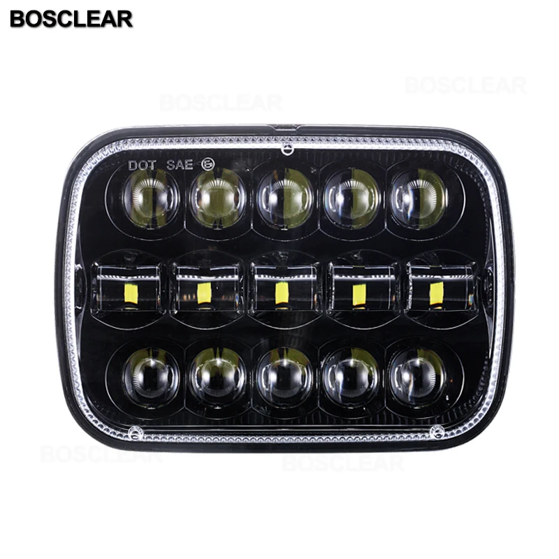 2X7X6 5X7 дюймов светодиодный налобный фонарь для Jeep Wrangler YJ Cherokee XJ аксессуары GMC Savana 1500 2500 3500 GMC Safari Ford F550 F350 F250 E150 Club Wagon E-350 ecoline для Chevrolet Express 3500 1500 Astro для Nissan 240SX