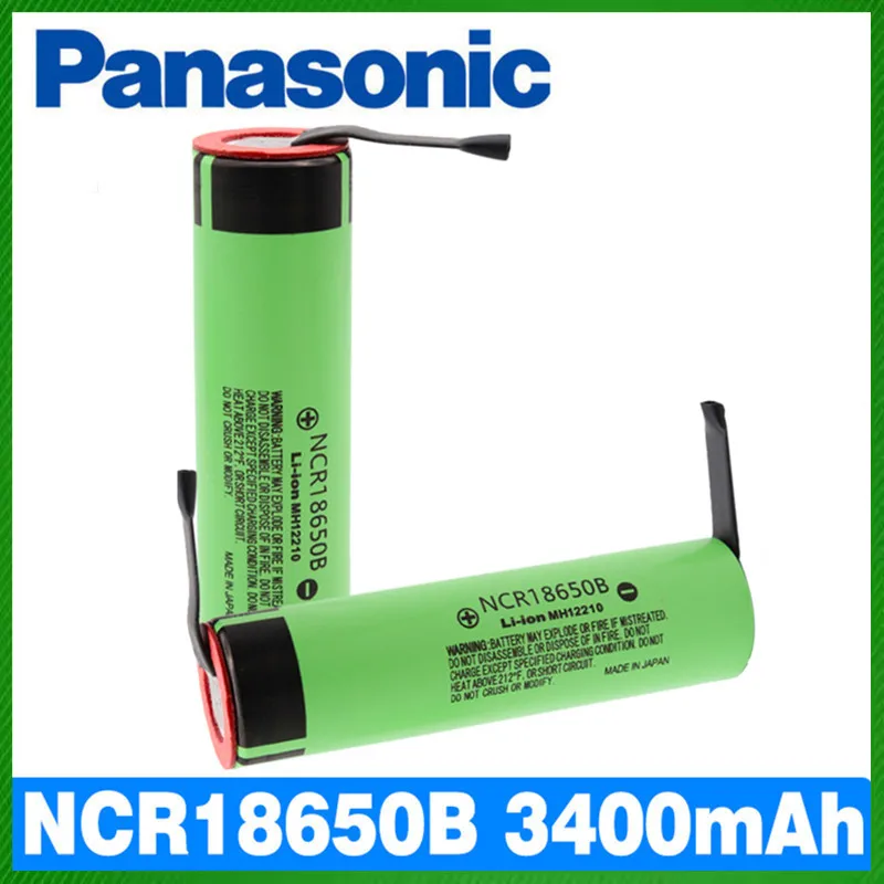 Новый Оригинальный NCR18650B 3 7 V 3400mAh 18650 перезаряжаемый литиевый аккумулятор для