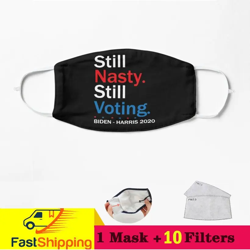 

Маска на лицо биден Харрис, демократ, многоразовая маска для детей, маска от пыли