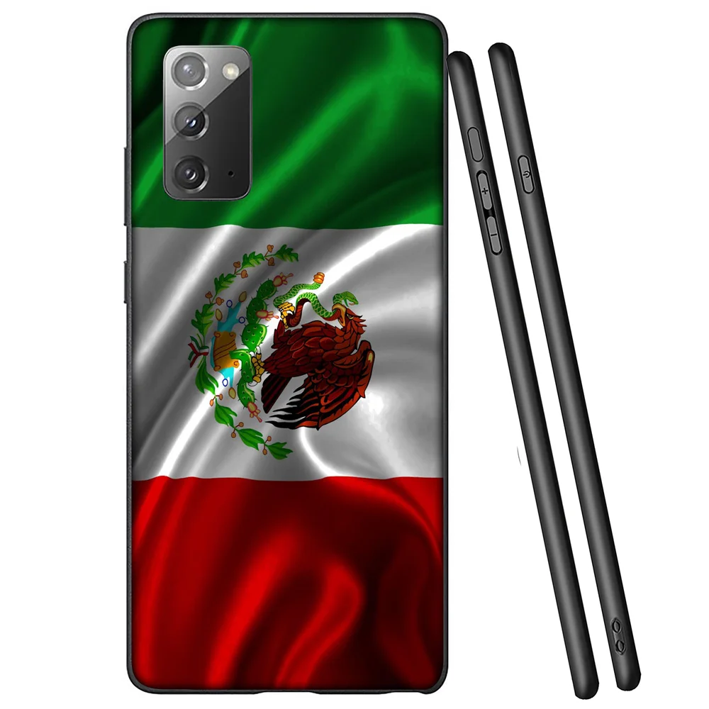 LS128 флаг Мексики черный мягкий чехол для Motorola G 5G Plus G9 Play Power G30 G40 G50 G60S G100 E7 E7i Edge 20 S Pro