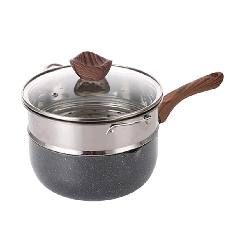20cm Bamboo steamer 16-20 см алюминиевый камень майфан емкость для молока антипригарная сковорода суповая кастрюля с толстой кастрюлькой со стеклянной крышкой для индукционной Плита Газовая плиты - Цвет: 20cm Bamboo steamer