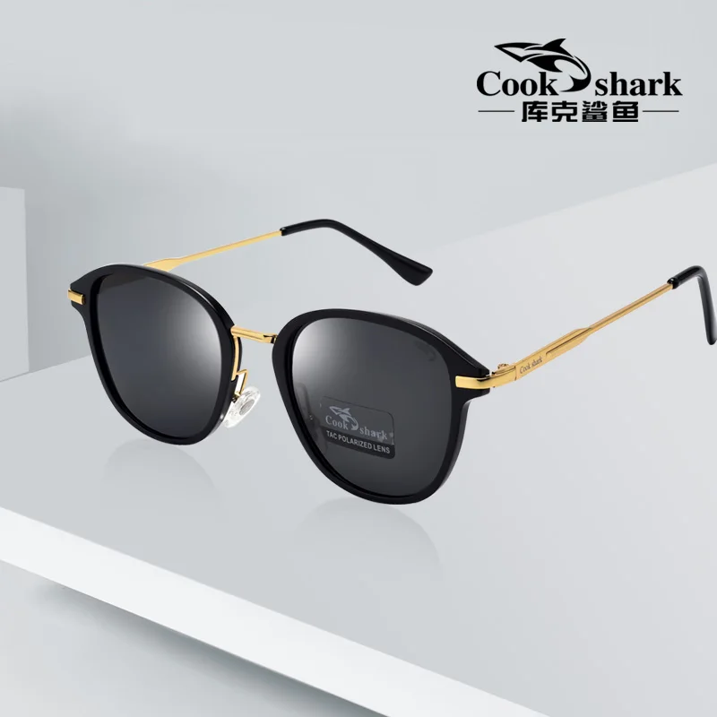 

Cook Shark Sunglasses Female Polarizer Sunglasses Female Net Red Korean Tide Driver Personality Glasses