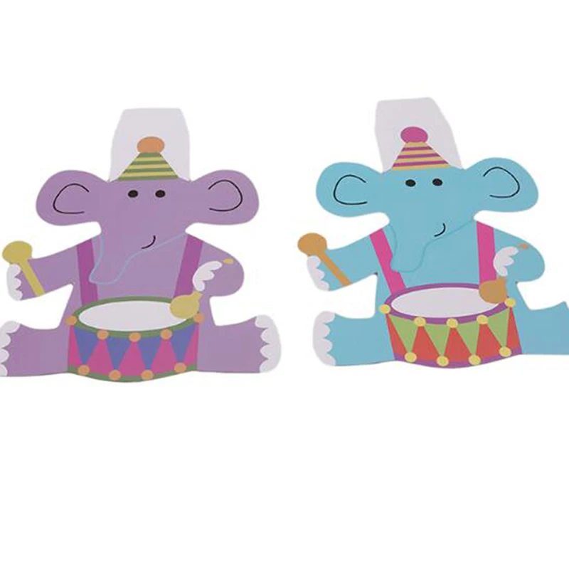 Счастливый Семейный детский душ животное маленький пучок полоса баннер для