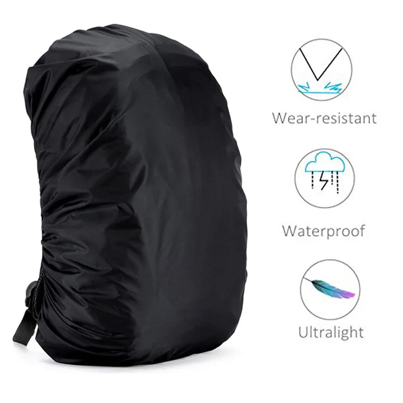 

100L Backpack Rain Cover Waterproof Bag Dust Hiking Camping Bags Portable Large Military Army Big 90L 95L 110L Rain Cover xa41a