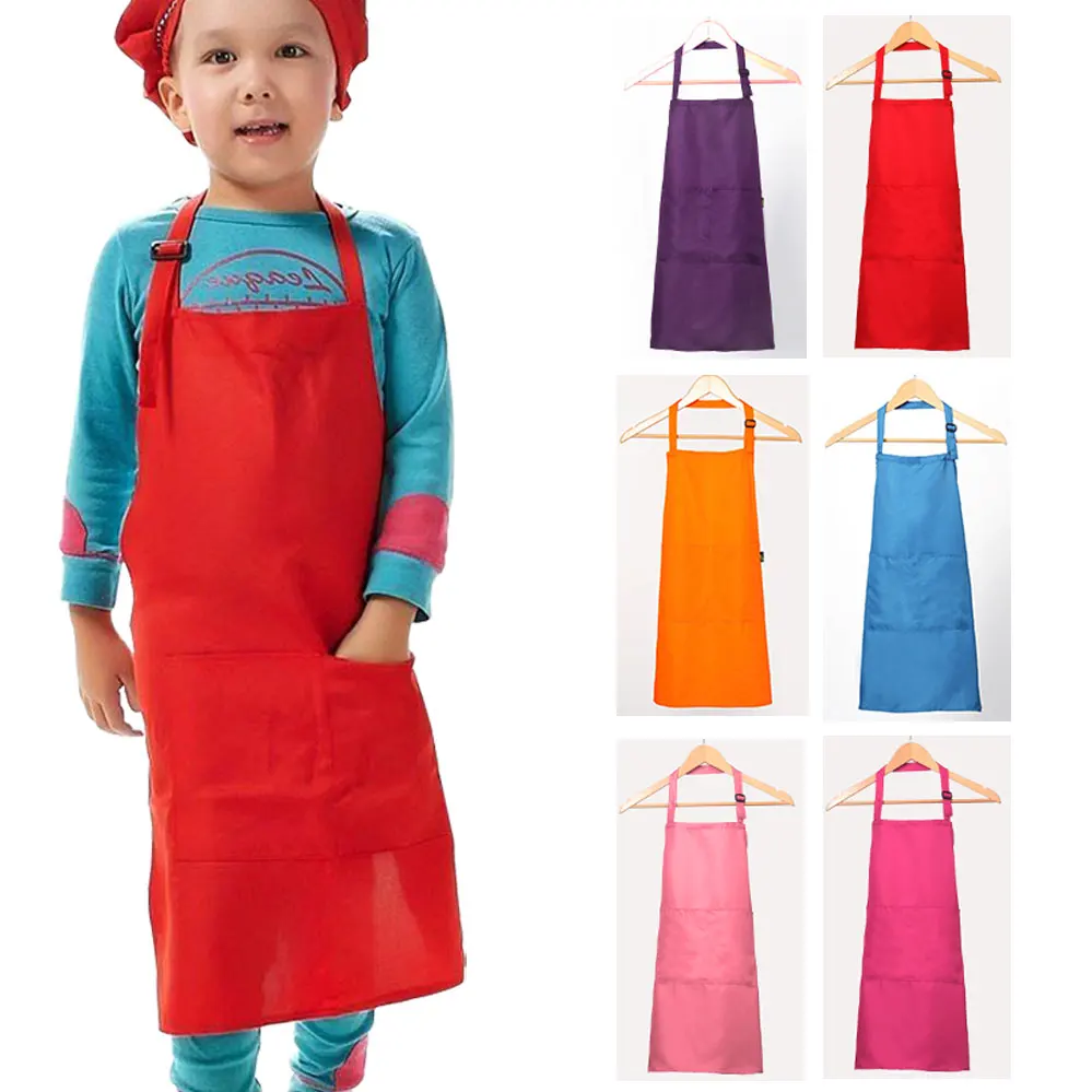 Детский фартук детский рукав шапка карман для детского сада кухни выпечки
