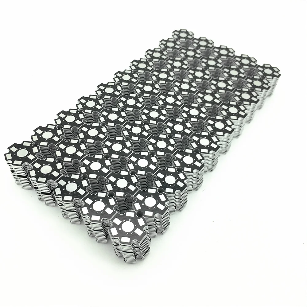 500 шт. радиатор алюминиевая Базовая пластина 20 мм звезда черная плата PCB основание