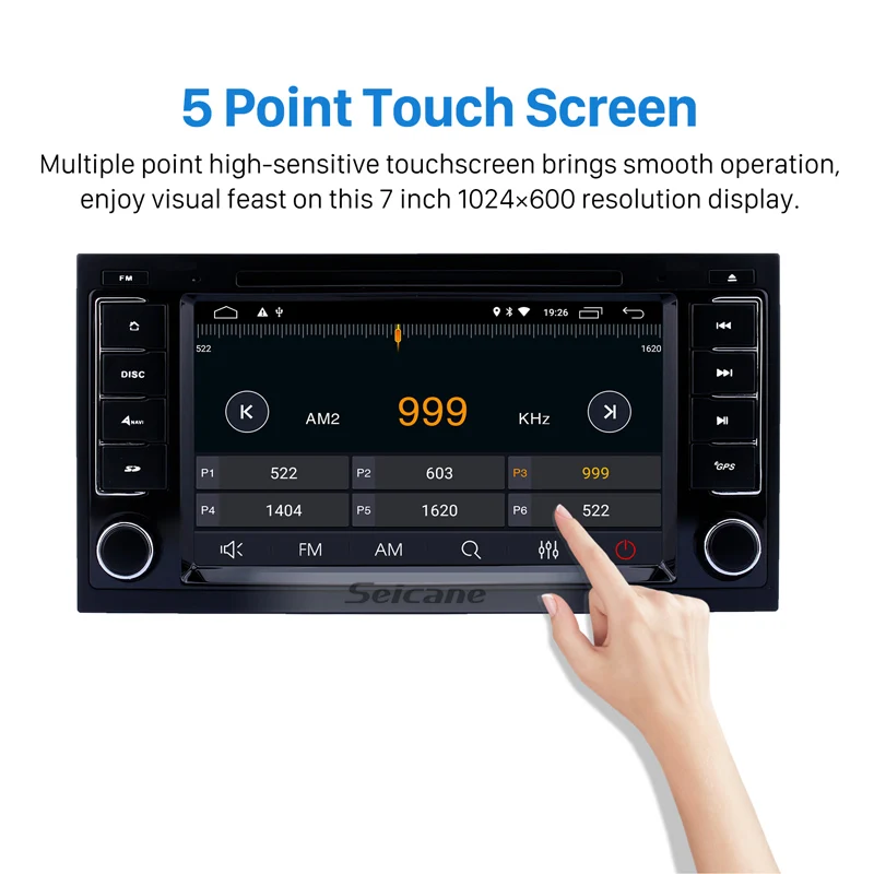 Seicane Android 9 0 автомобильный Радио GPS мультимедийный плеер для 2004 2005 2006-2011 VW Volkswagen