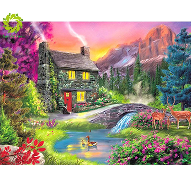 Набор для рукоделия алмазная вышивка крестиком украшение домашнего