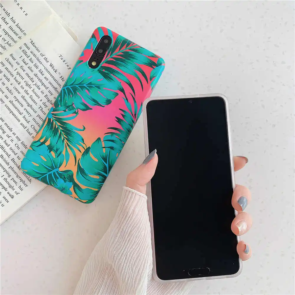 Роскошный цветочный чехол для huawei mate 30 20 P20 Lite P30 Pro Чехол Силиконовый мягкий TPU чехол для телефона s для huawei P30 облегченный задний Чехол