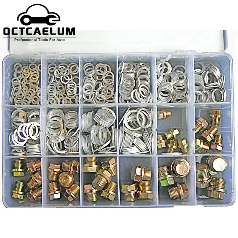 534 шт. автомобильная коробка передач отстойник масляная пробка винты алюминиевый