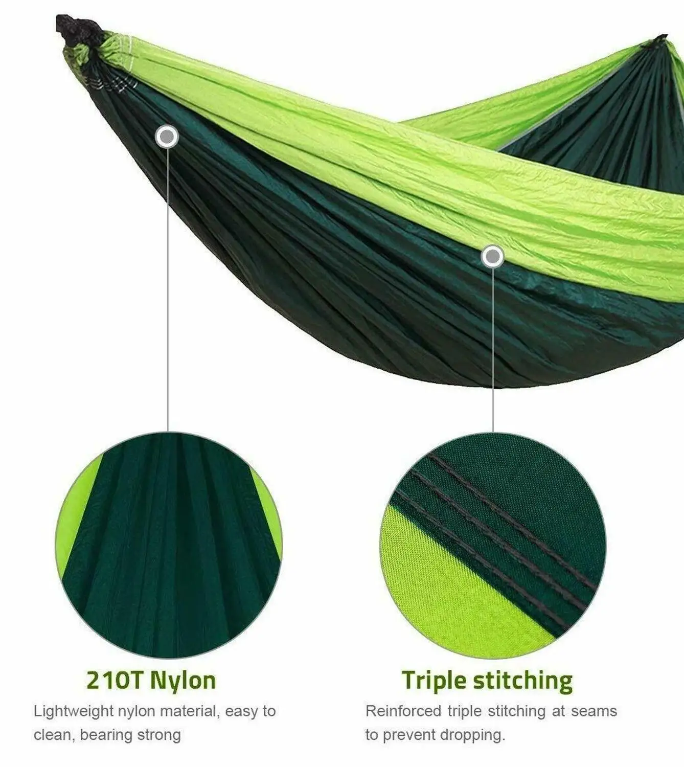Двойной гамак для кемпинга взрослых активного отдыха рюкзак путешествий