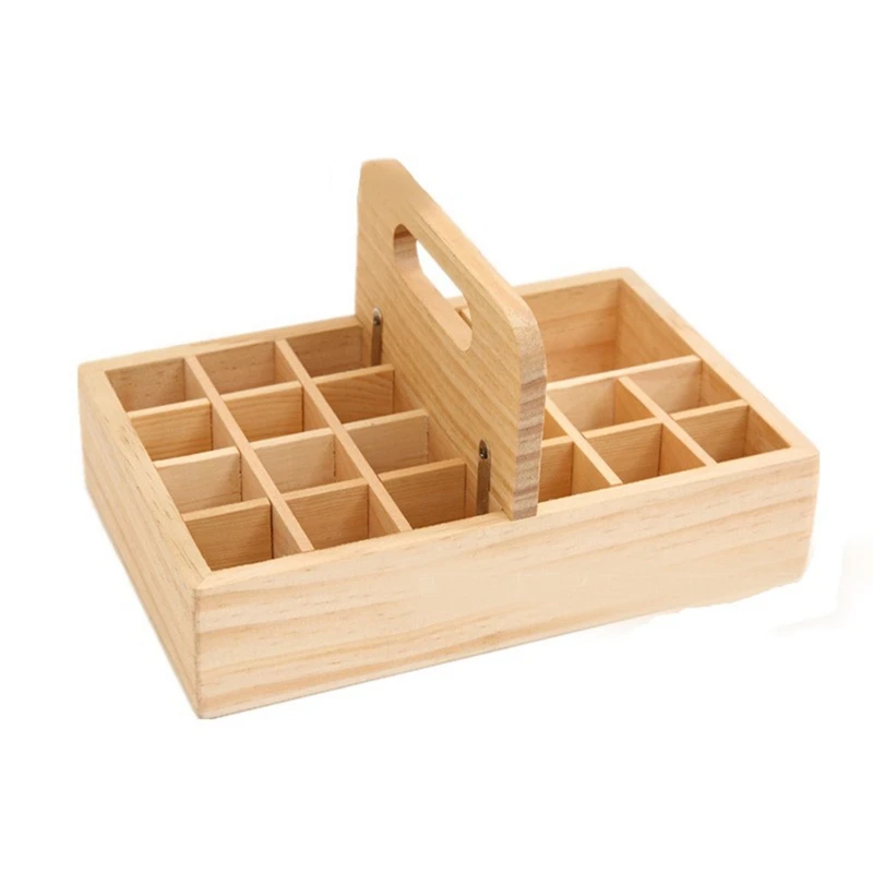 Деревянная коробка для эфирных масел 21 ячейка|Коробки и ящики хранения| |