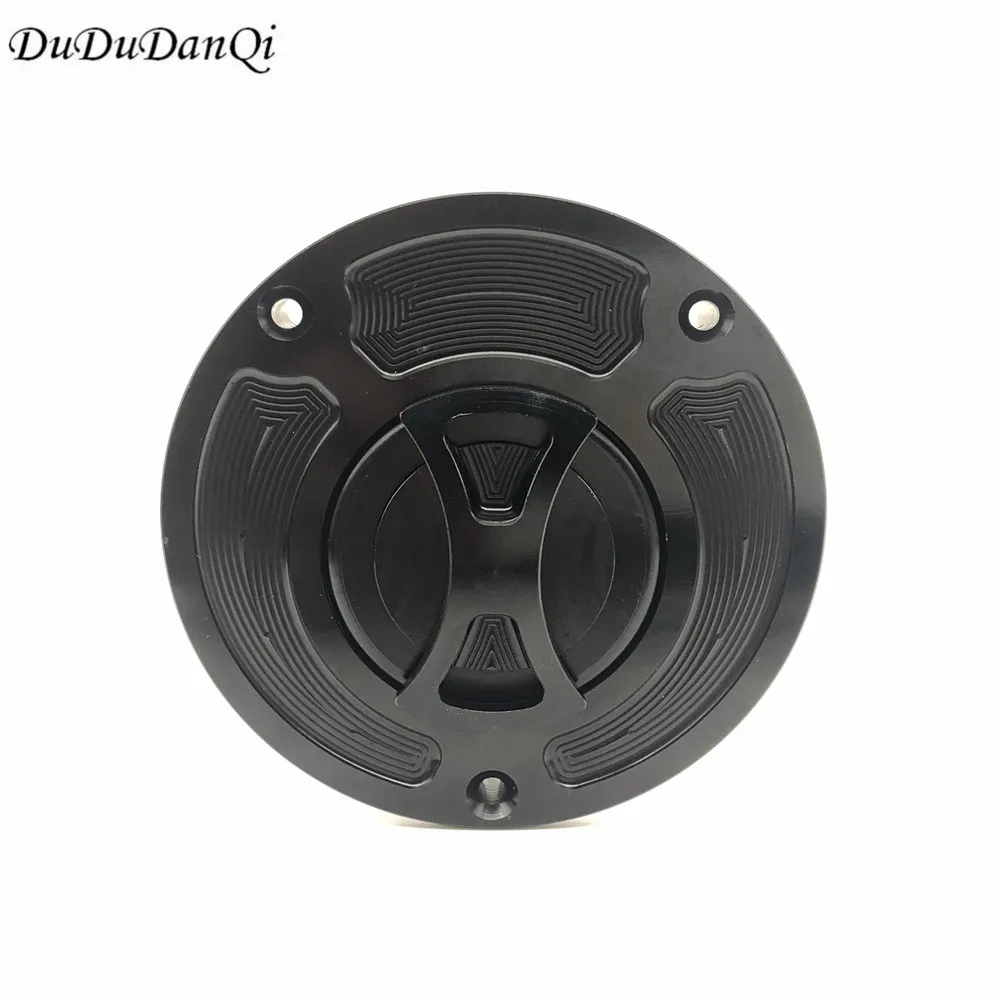 black CNC мотоцикл части замок ключ зажигания Газ масло Топливный бак Крышка для Honda CBR650R CB650R CB650F CBR650F CB500F CB500X - Цвет: black