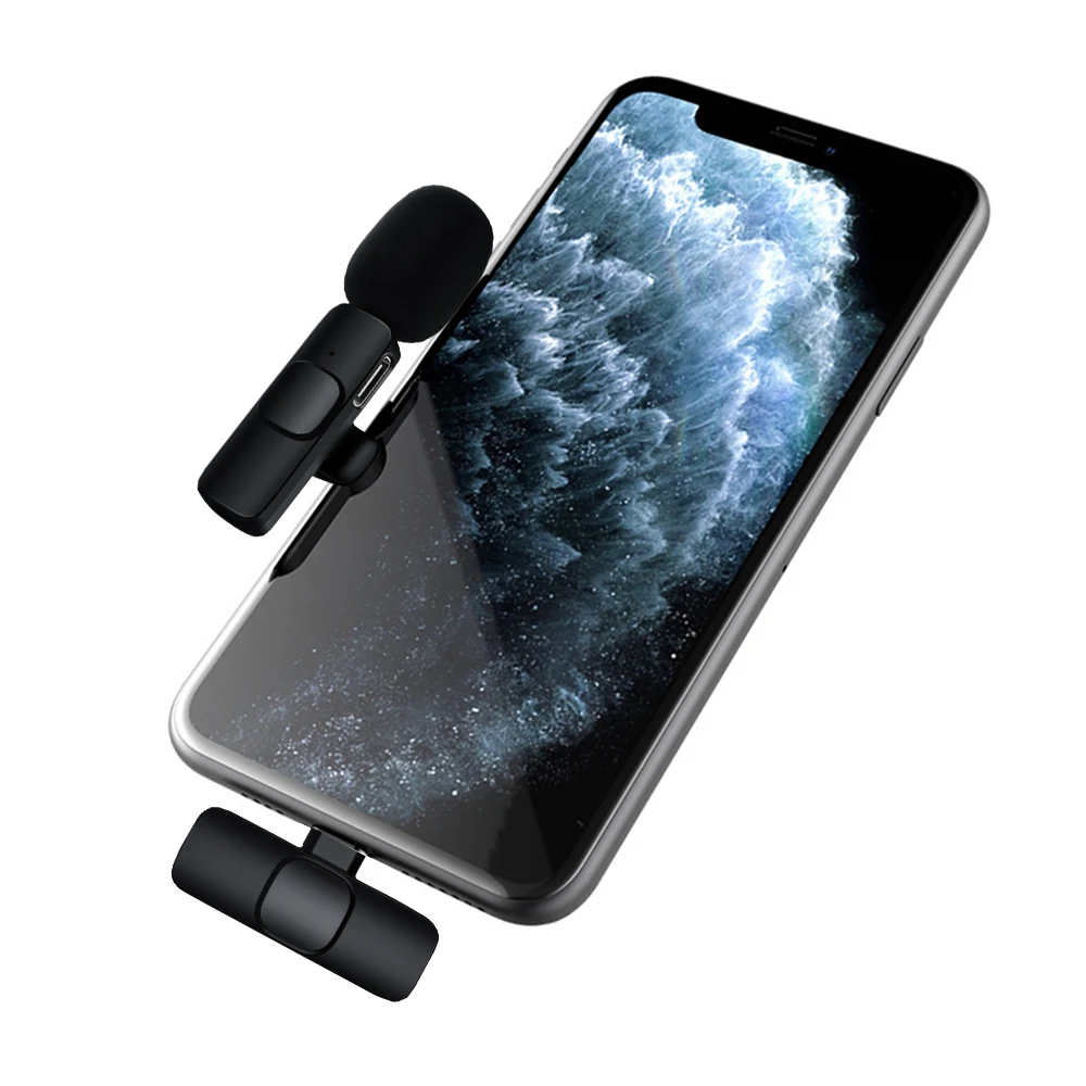 Беспроводной петличный микрофон портативный мини-микрофон для записи аудио и