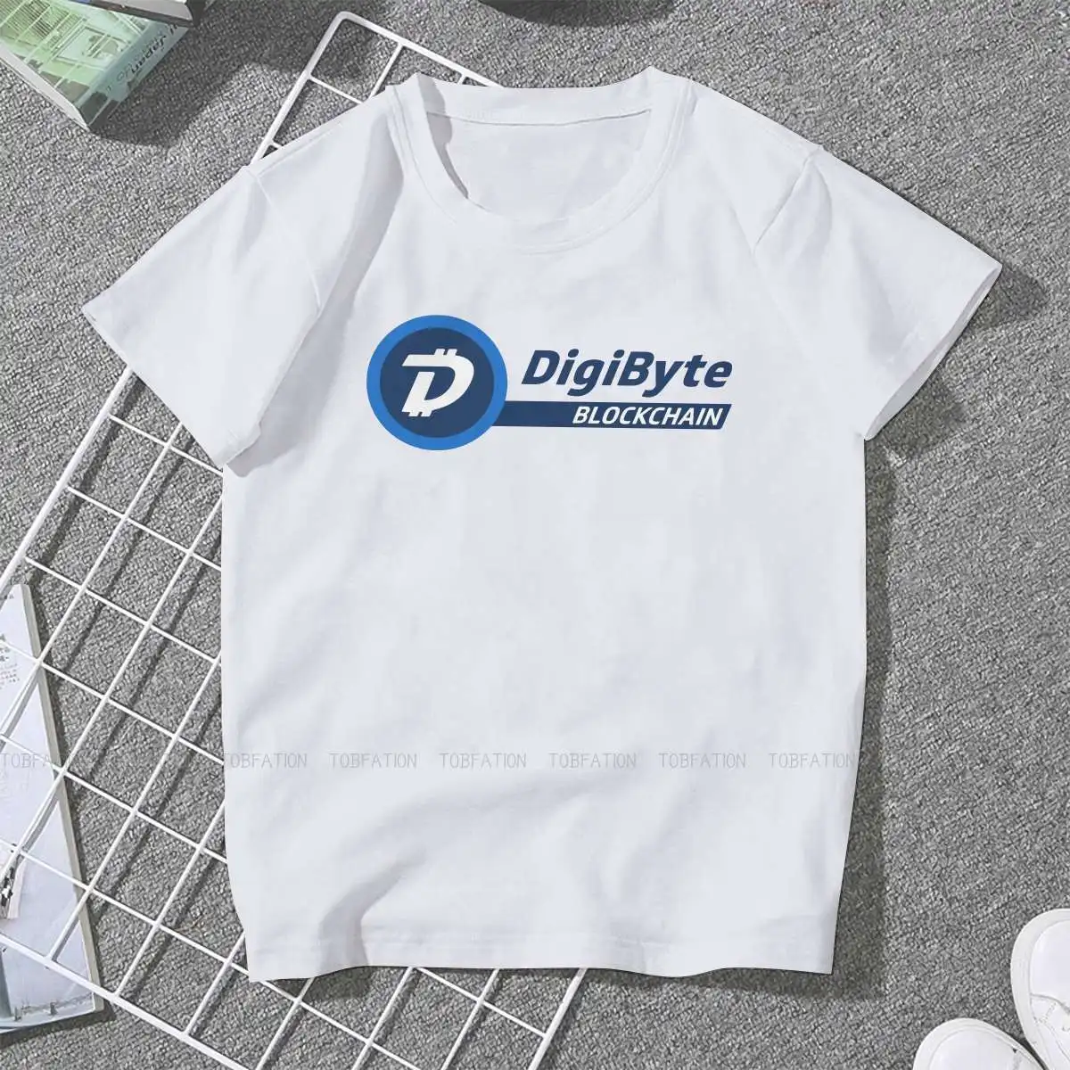 Футболка Digibyte для женщин милая женская футболка с принтом в виде криптовалюты 5XL