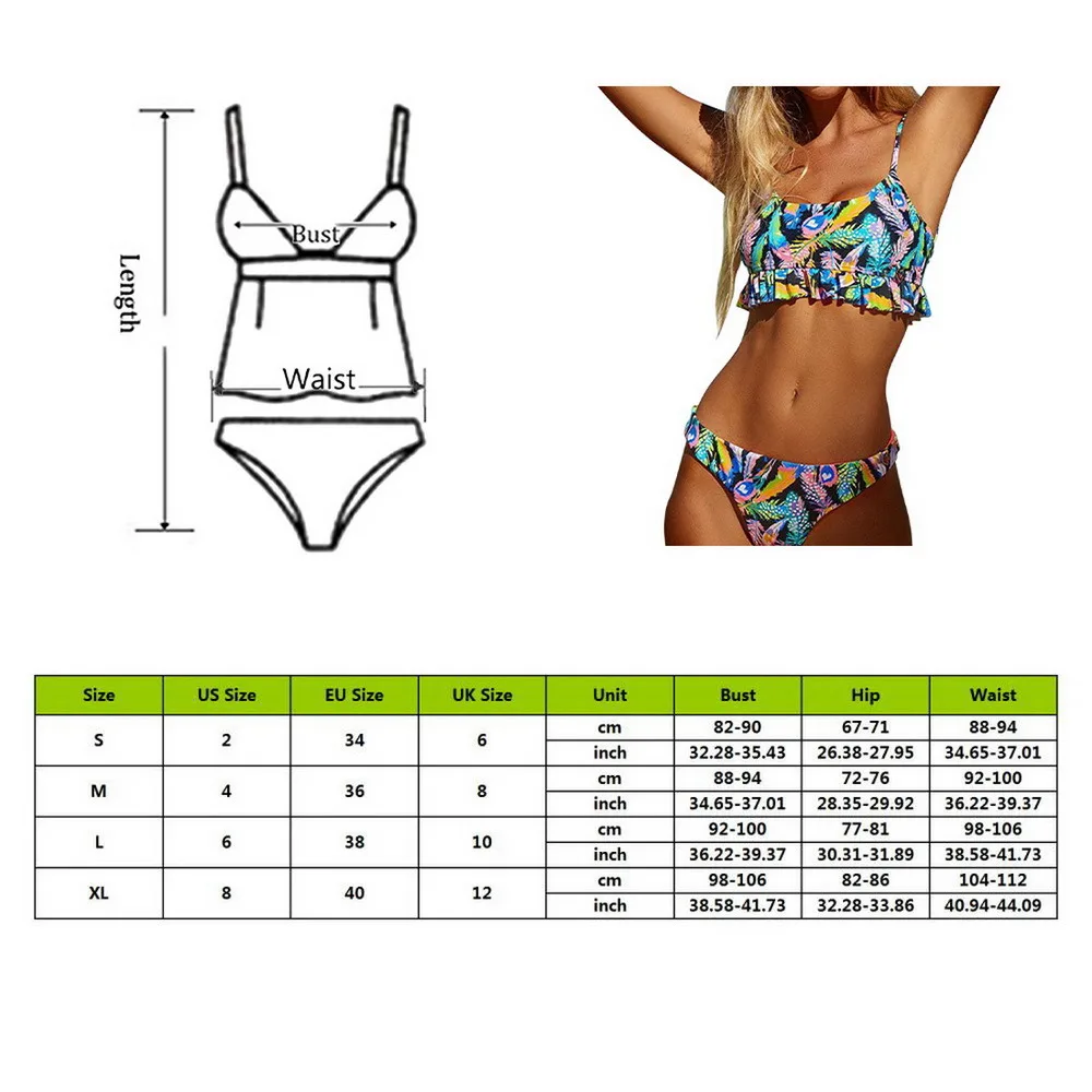 

Fashion Swimsuit Womens Solid Color High Waist Two Piece Suit Bikini Female Push-up Pad Swimwear Swimsuit Women Beachwear Set