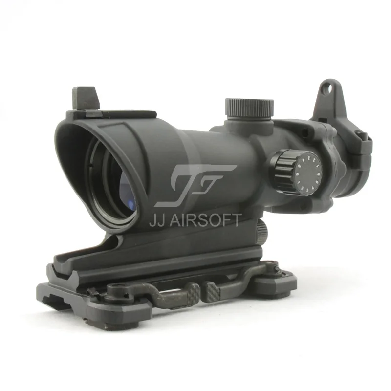 JJ Airsoft ACOG Style 4x32 прицел красный/зеленый сетка w QD Mount & Killflash/Kill Flash