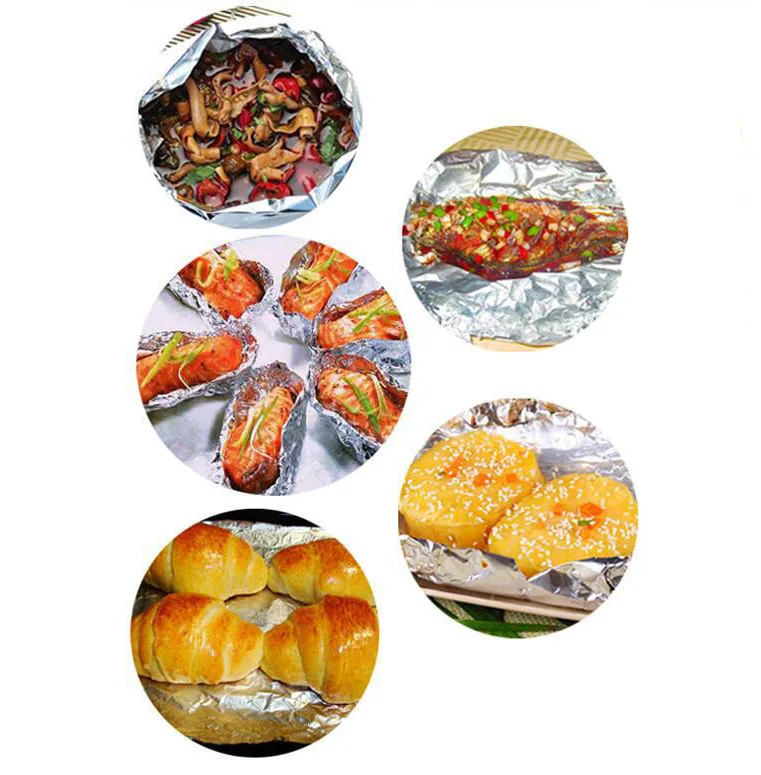 5 10 метров алюминиевая фольга пищевая упаковка для выпечки Оловянная лист рулон