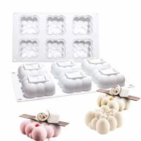 6 cavity cloud shape silicone mold dessert mousse baking chocolate cake mould diy form cake bakeware decorating tools