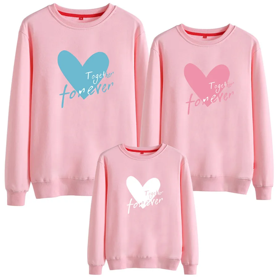

Spring Autumn Winter Family Matching Clothes 6 Colors Casual Sweater Matching Mother Daughter Clothes Outfits Family Look