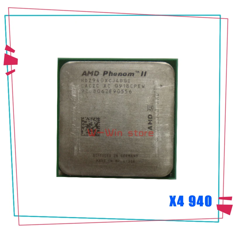 AMD Phenom X4 940 3.0 GHz Quad-Core CPU Processor HDZ940XCJ4DGI 125W Socket AM2+ contact to sell 920 | Компьютеры и офис