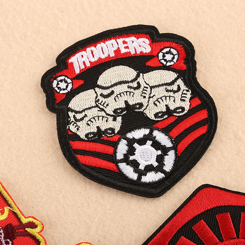 star wars patch embroidered patches for clothing iron on patches on clothes darth vader troopers figure badge accessories gift free global shipping