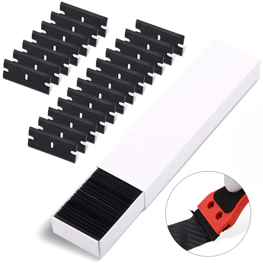 Двухсторонний скребок EHDIS для бритвы пластиковое лезвие автомобиля виниловая