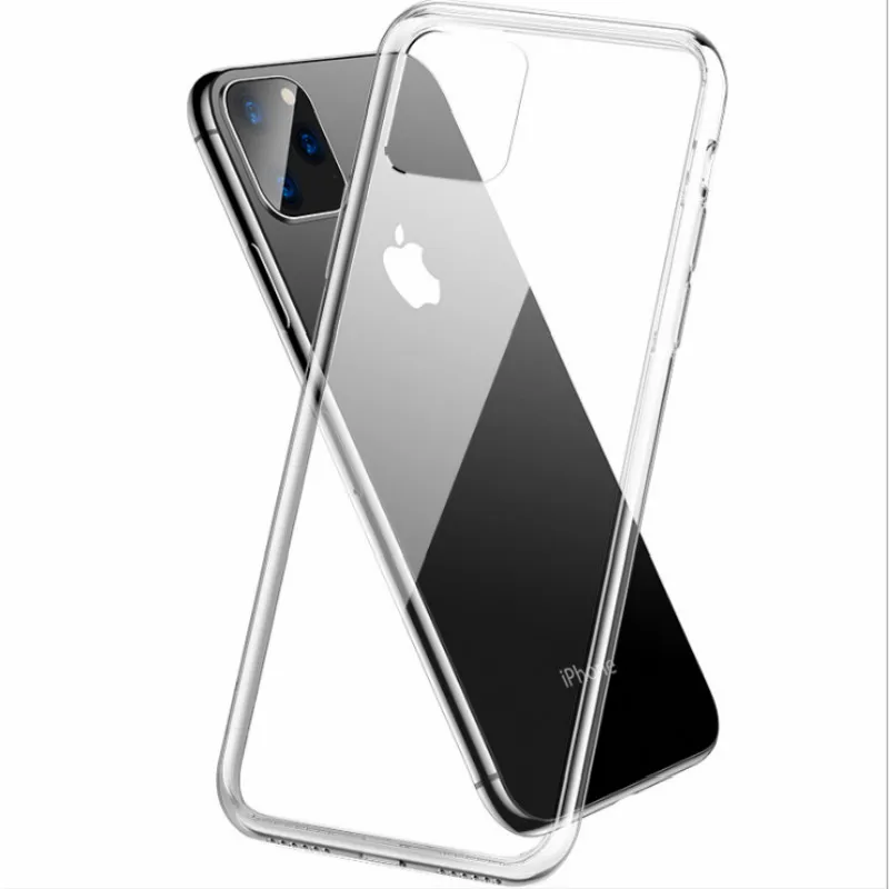 Модный чехол для IPhone X XS 8 7 6 S Plus тонкий прозрачный мягкий из ТПУ беспроводной