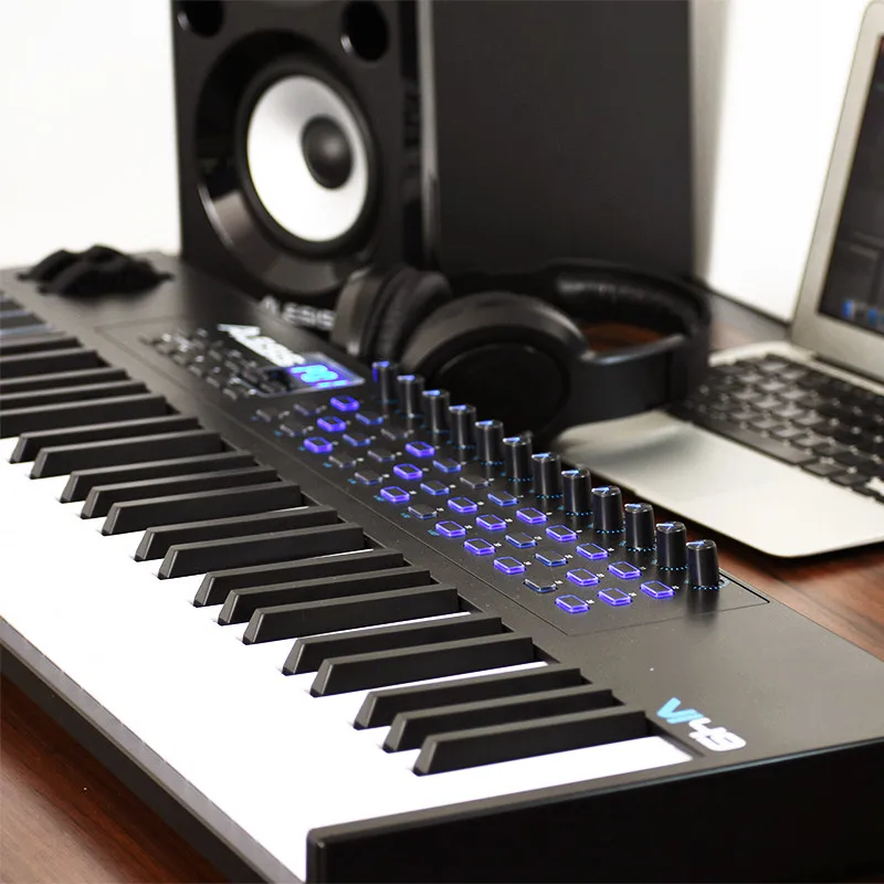 С матрасом для подсветки Alesis V49 Vi25 V61 Vi61 клавиша midi контроллер клавиатуры | Спорт и
