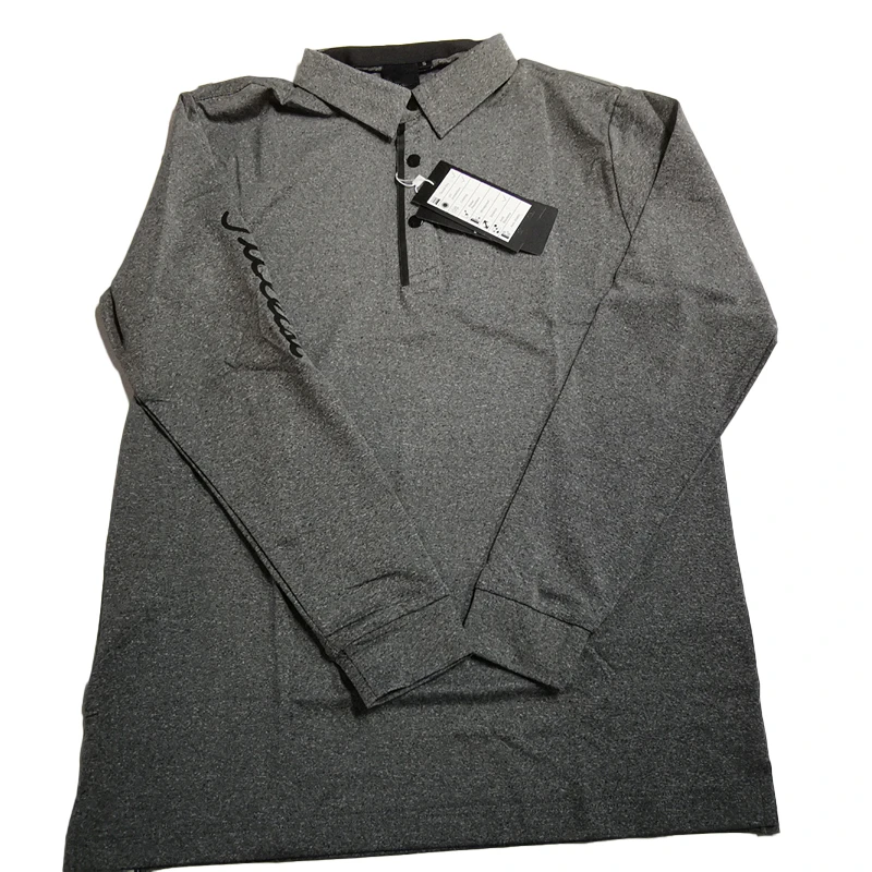 

Mens Golf Shirt Long-sleeved POLO Shirt S 2XL