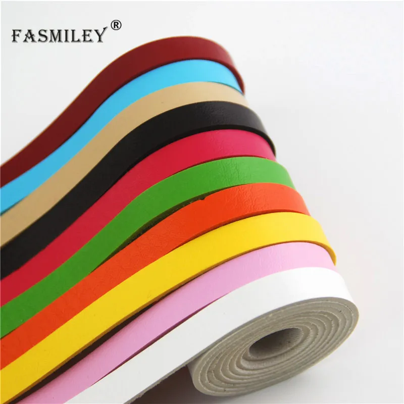 New Arrival 10mm PU leather Cord String 1meters/pcs 5pcs/lot Ribbon Cords DIY Jewelry Findings ps001