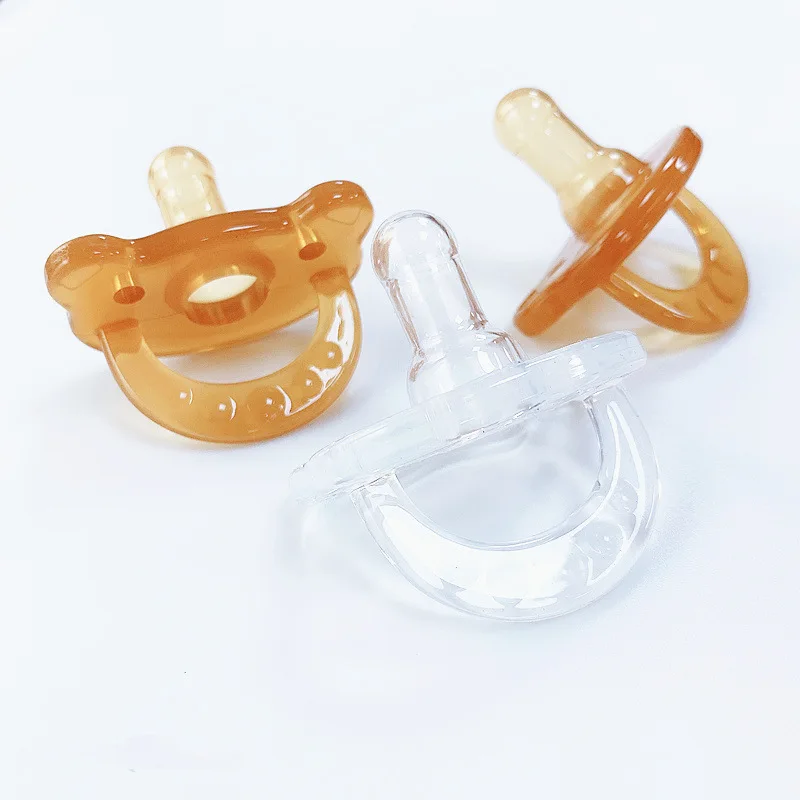 

Food Grade Girl Silicone Round Pacifier Cute Luxury Bottles Newborn Nipple Baby Pacifier Supplies Chupete Baby Toys BW50NZ