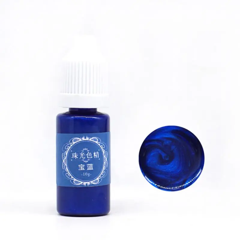 

DIY Handmade AB Resin Pigment Dye Epoxy Color Fine Material Pearlescent Powder R9JE