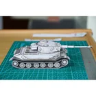 1:35 Немецкий Тигр Танк VK4501 сделай сам 3D бумажная карточка Модель Строительный Набор Обучающие игрушки Военная Модель Строительная игрушка