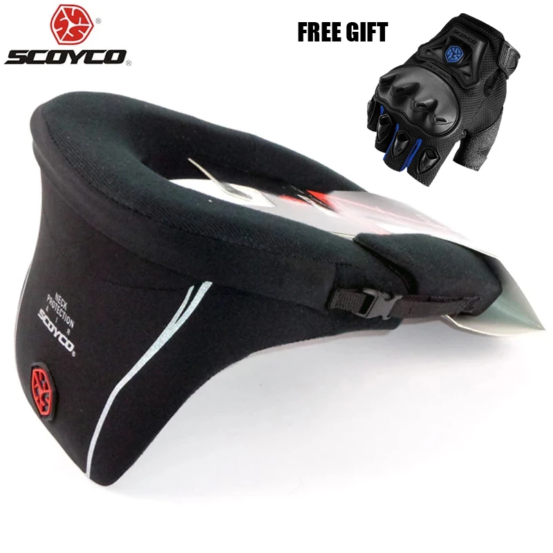 Защитный SCOYCO мотоциклетная защита для шеи высококачественное спортивное