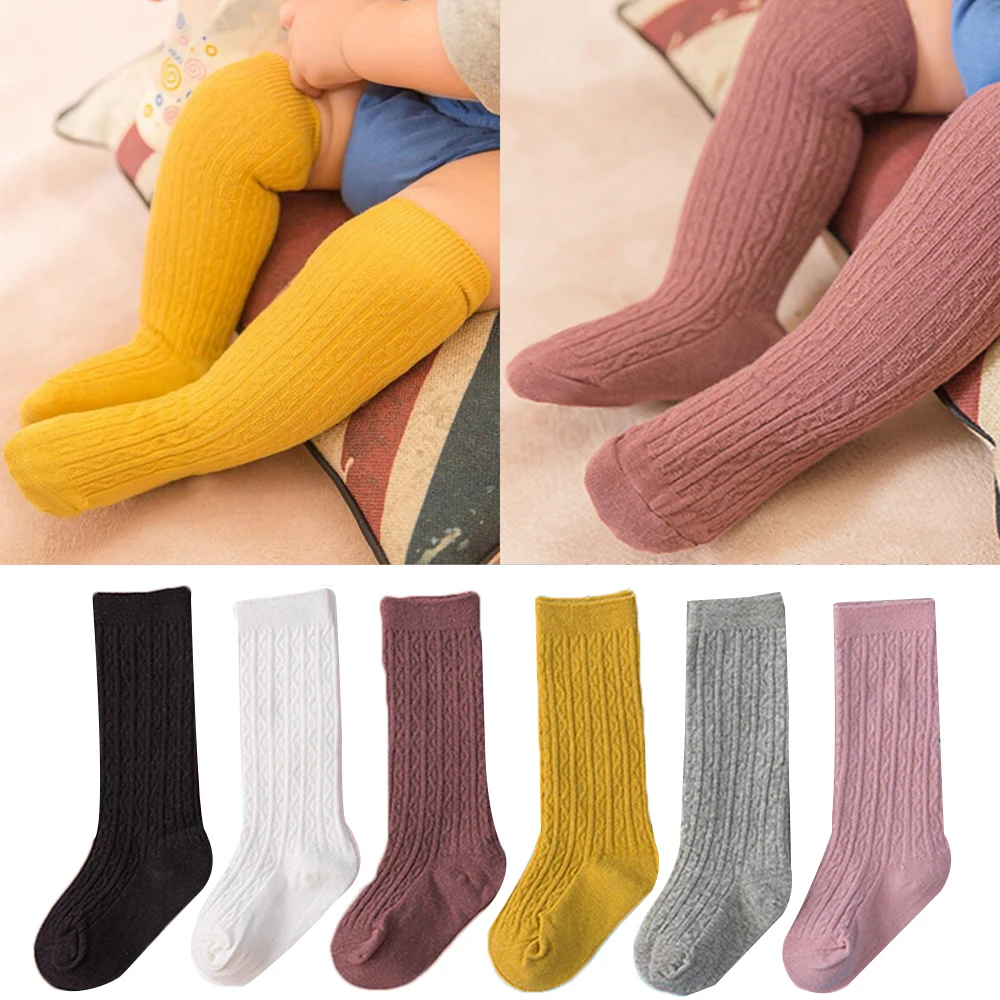 Новинка детские носки гольфы для маленьких девочек мягкие хлопковые теплые