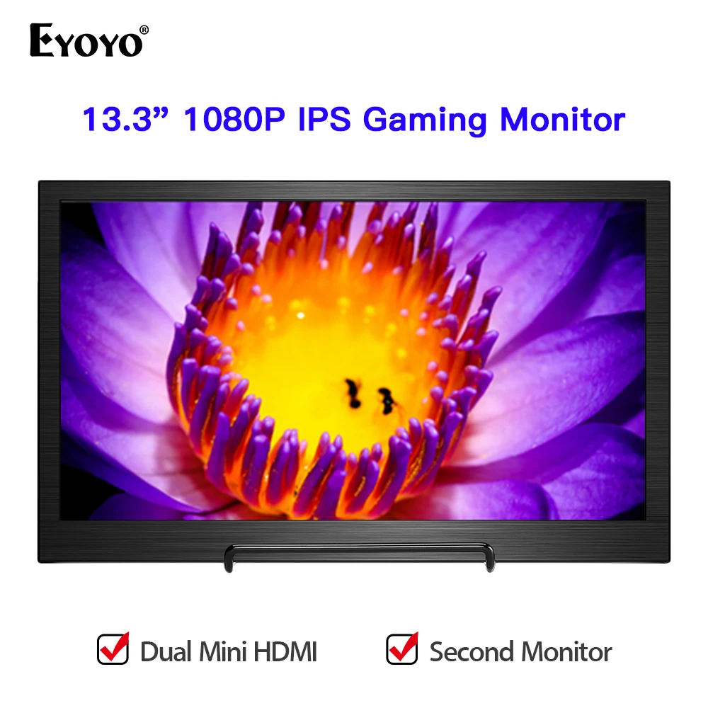 Eyoyo EM13F 13 &quotHDMI портативный монитор для ноутбука HDR IPS игровой 1920X1080 ЖК экран Raspberry Pi