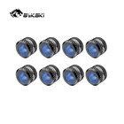 4 шт.партия BYKSKI OD12mm фитинг для жесткой трубки ручной Компрессионный фитинг G14 ''Компьютерные аксессуары для установки использовать для жесткая трубка