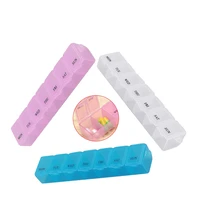 7 days a week pill box rack storage storage pill container box pill box travel mini portable pill box 3 colors available