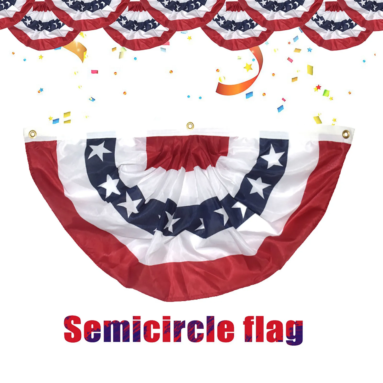 Висит американские Плиссированное вентилятор флаг логотип печати Отечественной