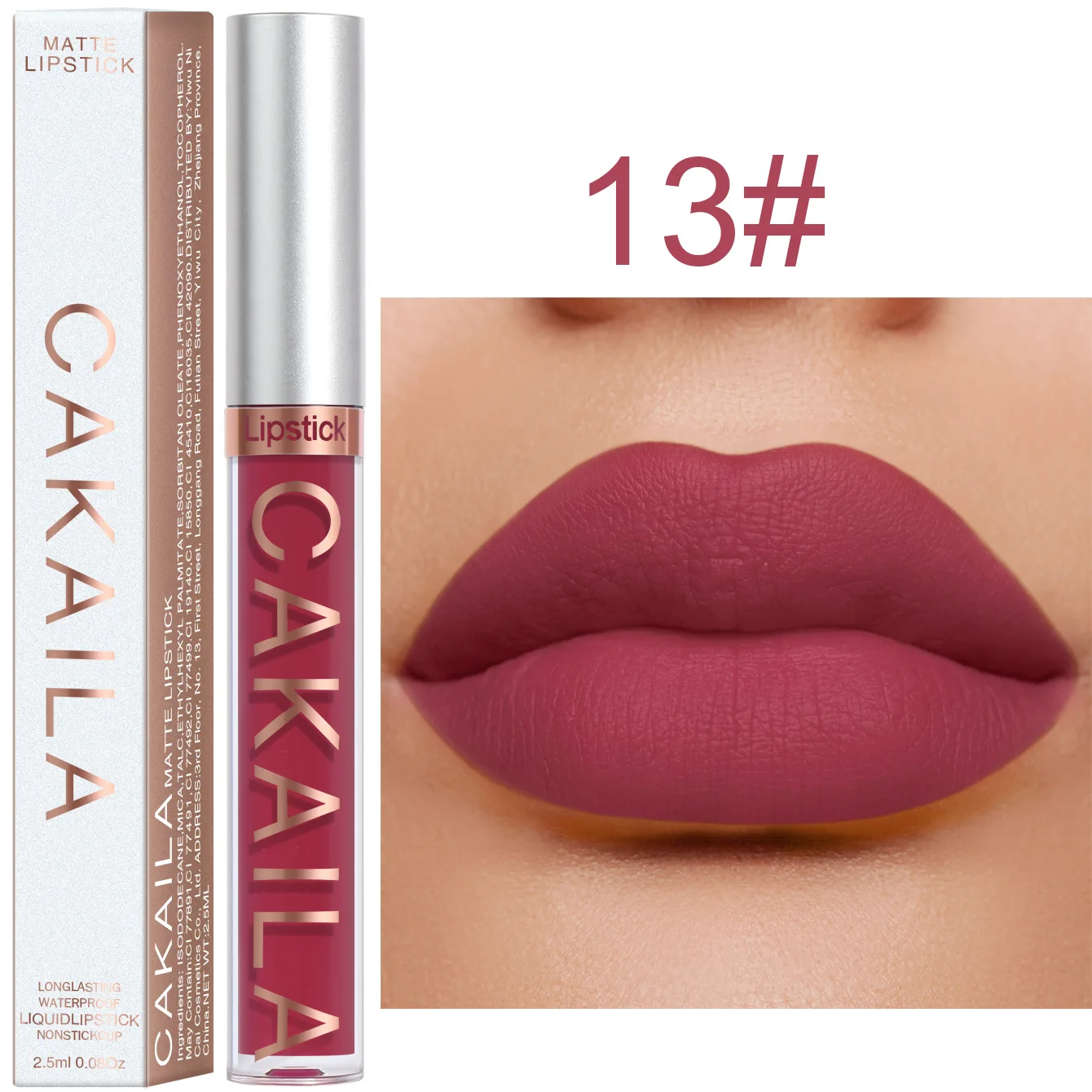 1PC Sexy Red Lip Makeup Matte Liquid Lipstick 18 Colors Waterproof Long-Lasting Charming Women Gloss Make Up Cosmetics |