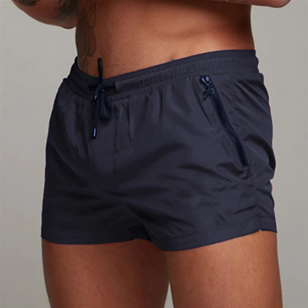 Summer Swimming Shorts Men Swimwear Men Fitness Swimsuit Quick Dry Mens Surf Boxer men's beach shorts Swim Trunks homme hot