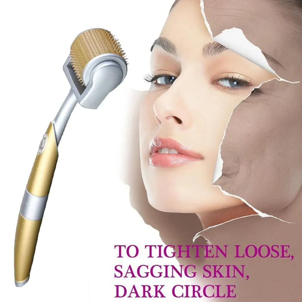 

Microneedle Rollers Dermatological Rollers MTS192 Titanium Micro Needles Help Hair Or Beard Regrowth Softens Acne Scars