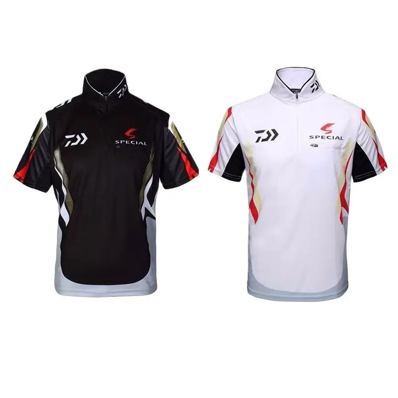 

DAIWA Special Summer Fishing Shirt Outdoor Sportswear Quick-drying Short Sleeve Breathable Anti-uv Protection Fishing Jersey